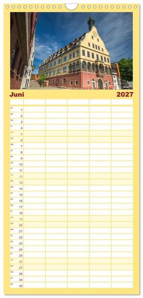 Produktbild: Familienplaner 2027 - Ulm - H&uuml;bsche Gro&szlig;stadt an der Donau mit 5 Spalten (Wandkalender, 21 x 45 cm) CALVENDO