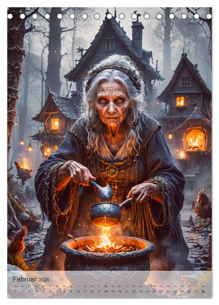 Produktbild: Slawische Mythologie - G&ouml;tter, Helden und Monster (Tischkalender 2026 DIN A5 hoch), CALVENDO Monatskalender