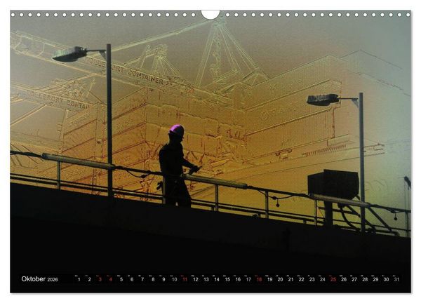 Produktbild: Photo-Art / Hamburg Hafen (Wandkalender 2026 DIN A3 quer), CALVENDO Monatskalender