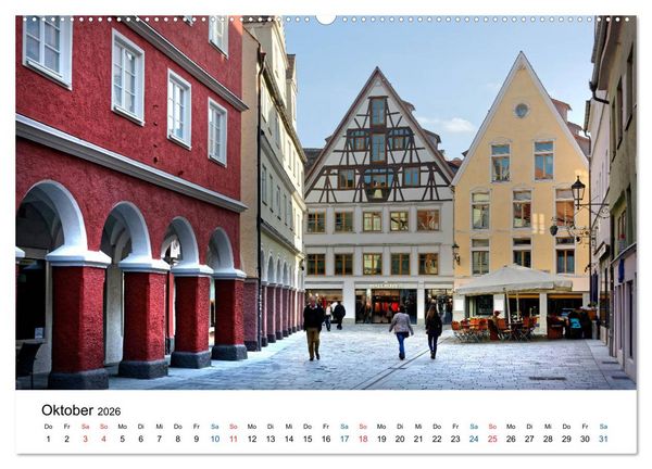 Produktbild: Memmingen - Ansichtssache (hochwertiger Premium Wandkalender 2026 DIN A2 quer), Kunstdruck in Hochglanz