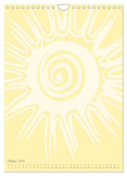 Produktbild: FOTOS & BASTELN - Always the Sun (Wandkalender 2026 DIN A4 hoch), CALVENDO Monatskalender