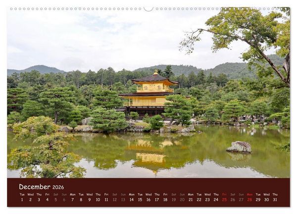 Produktbild: Japan - modern and traditional (High Quality Premium Wall Calendar 2026 DIN A2 landscape),CALVENDO 12 Month Wall Calendar
