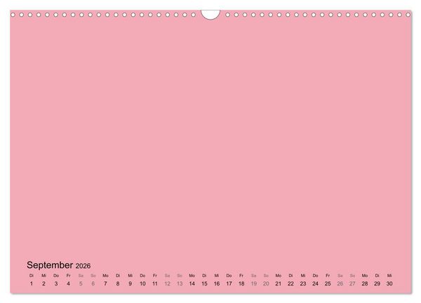 Produktbild: DIY Bastel-Kalender -Warme Pastell Farben- Zum Selbstgestalten (Wandkalender 2026 DIN A3 quer), CALVENDO Monatskalender