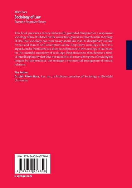 Produktbild: Sociology of law