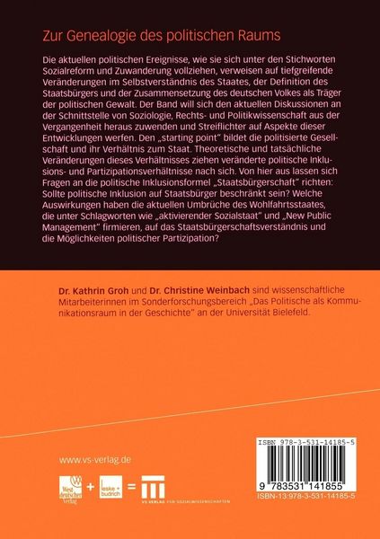 Produktbild: Zur Genealogie des politischen Raums