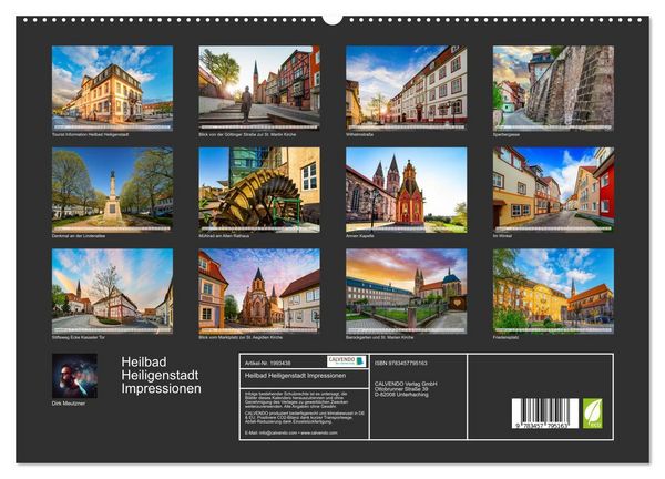 Produktbild: Heilbad Heiligenstadt Impressionen (hochwertiger Premium Wandkalender 2026 DIN A2 quer), Kunstdruck in Hochglanz