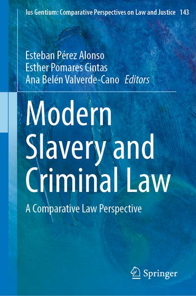 Produktbild: Modern Slavery and Criminal Law