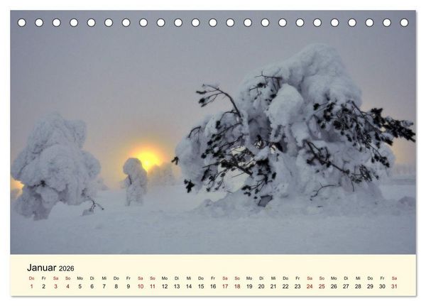 Produktbild: Lichtstimmungen des Nordens (Tischkalender 2026 DIN A5 quer), CALVENDO Monatskalender