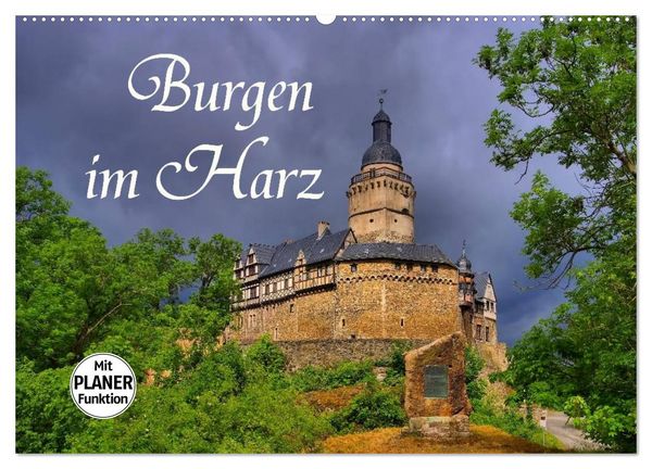 Burgen im Harz (Wandkalender 2026 DIN A2 quer), CALVENDO Monatskalender