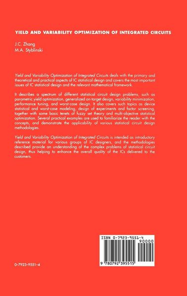 Produktbild: Yield and Variability Optimization of Integrated Circuits