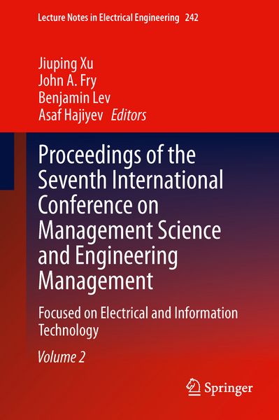 Produktbild: Proceedings of the Seventh International Conference on Management Science and Engineering Management