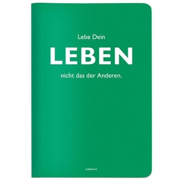 Produktbild: Hefte A5 Zitat unbekannt, Leben