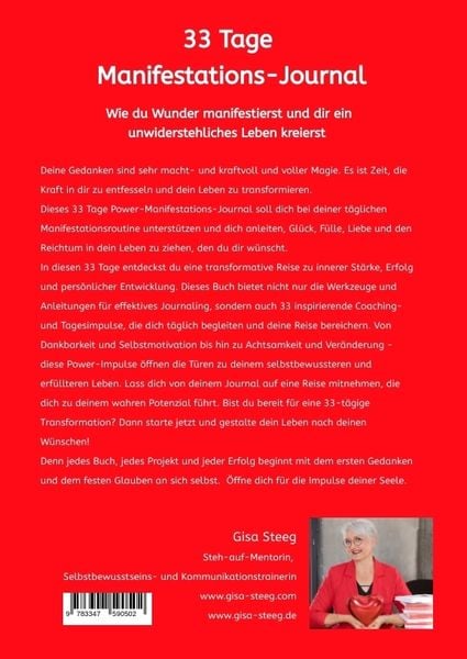 Produktbild: 33 Tage Manifestations-Journal