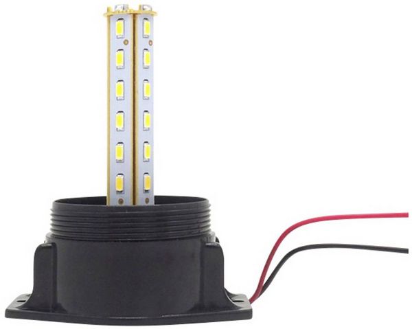 Produktbild: Wetech Warnblinkleuchte WT-3007 12 V/DC, 24 V/DC Schraubmontage Orange