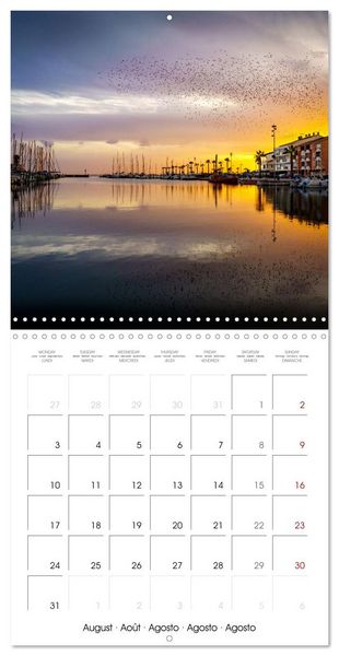 Produktbild: E&acute;tang de Thau en Me&acute;diterrane&acute;e (Calendrier mural carr&eacute; 2026 30x30 cm) Calendrier double avec une page pour vos prises de notes