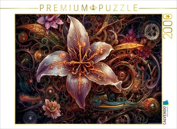 Produktbild: CALVENDO Puzzle Goldene Lilie | 2000 Teile Lege-Gr&ouml;&szlig;e 90x67cm Foto-Puzzle f&uuml;r gl&uuml;ckliche Stunden