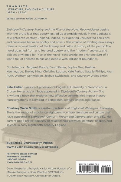 Produktbild: Eighteenth-Century Poetry and the Rise of the Novel Reconsidered