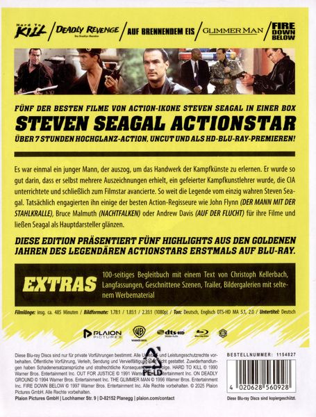 Produktbild: Steven Seagal: Actionstar [5 BRs]