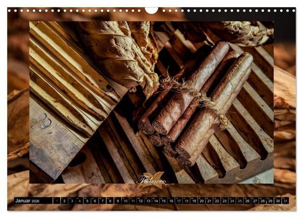 Produktbild: Tobacco - Genuss und Flair der Tabakkultur (Wandkalender 2026 DIN A3 quer), CALVENDO Monatskalender