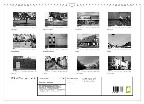 Produktbild: K&ouml;ln-H&ouml;henhaus heute (Wandkalender 2026 DIN A3 quer), CALVENDO Monatskalender