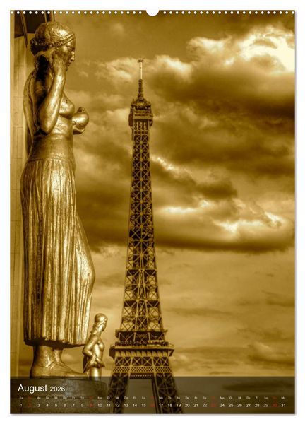 Produktbild: Paris - Die Sch&ouml;ne am Fluss (hochwertiger Premium Wandkalender 2026 DIN A2 hoch), Kunstdruck in Hochglanz