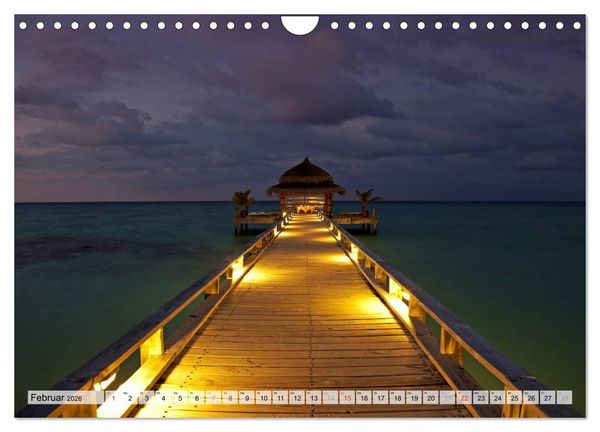 Produktbild: MALEDIVEN (Wandkalender 2026 DIN A4 quer), CALVENDO Monatskalender