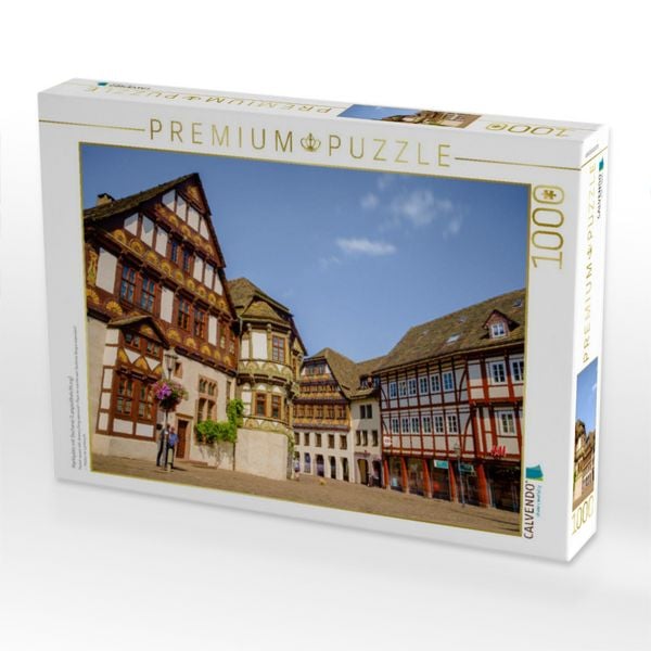 Produktbild: CALVENDO Puzzle Marktplatz mit Dechanei (Langzeitbelichtung) | 1000 Teile Lege-Gr&ouml;&szlig;e 64x48cm Foto-Puzzle f&uuml;r gl&uuml;ckliche Stunden