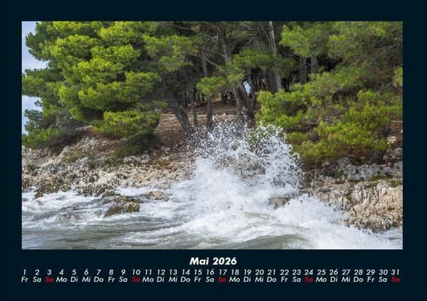 Produktbild: Sehnsucht nach Meer 2026 Fotokalender DIN A4