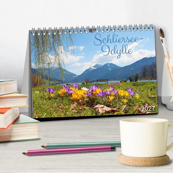 Produktbild: Schliersee-Idylle (Tischkalender 2027 DIN A5 quer), CALVENDO Monatskalender