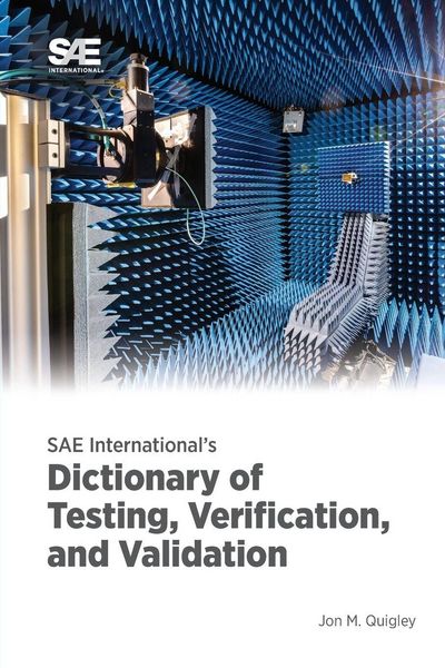 Produktbild: SAE International's Dictionary of Testing, Verification, and Validation