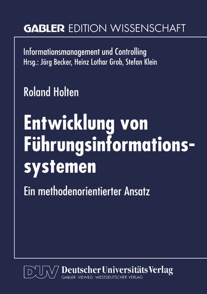 Produktbild: Entwicklung von F&uuml;hrungsinformationssystemen