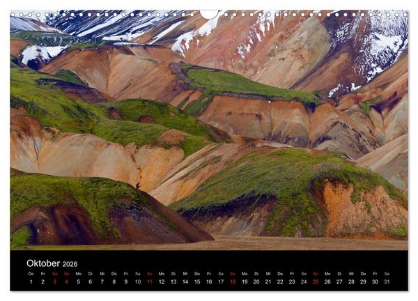 Produktbild: Island (Wandkalender 2026 DIN A3 quer), CALVENDO Monatskalender