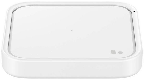 Produktbild: Samsung Induktions-Ladeger&auml;t 15 W Wireless Charger Pad EP-P2400 EP-P2400BWEGEU Ausg&auml;nge USB-C&reg; Wei&szlig;