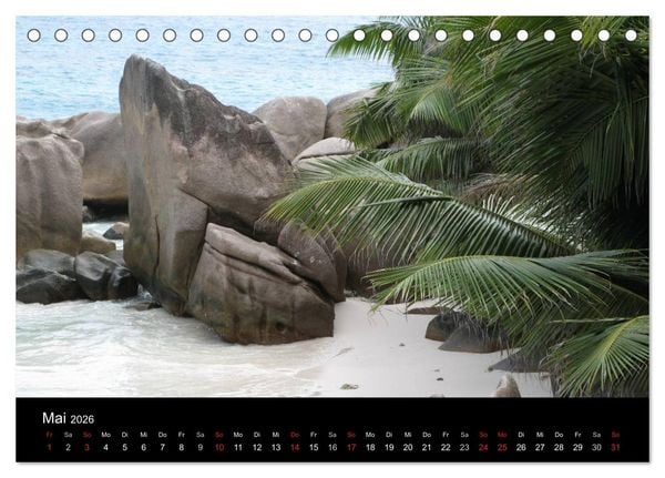 Produktbild: Seychellen (Tischkalender 2026 DIN A5 quer), CALVENDO Monatskalender