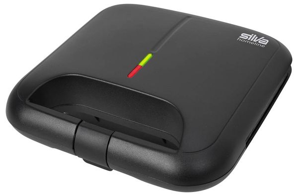 Produktbild: Silva Homeline ST 2000 Sandwichmaker Cool-Touch-Geh&auml;use, Antihaftbeschichtung, Kontrollleuchte Schwarz