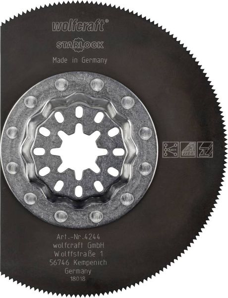 Wolfcraft 4244000 Segmentsägeblatt 85mm 1St.