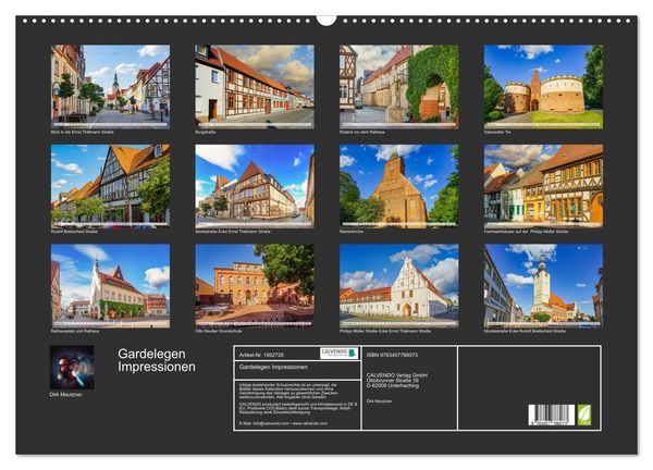 Produktbild: Gardelegen Impressionen (Wandkalender 2026 DIN A2 quer), CALVENDO Monatskalender