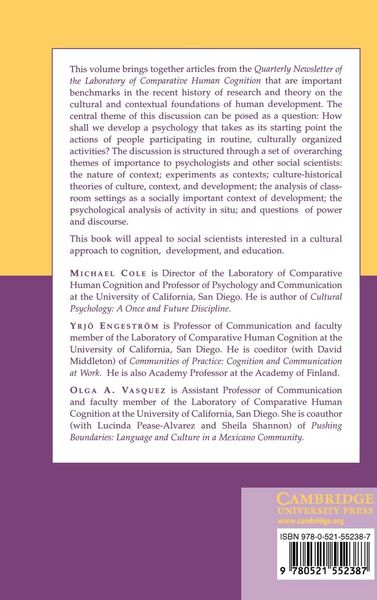Produktbild: Mind, Culture, and Activity