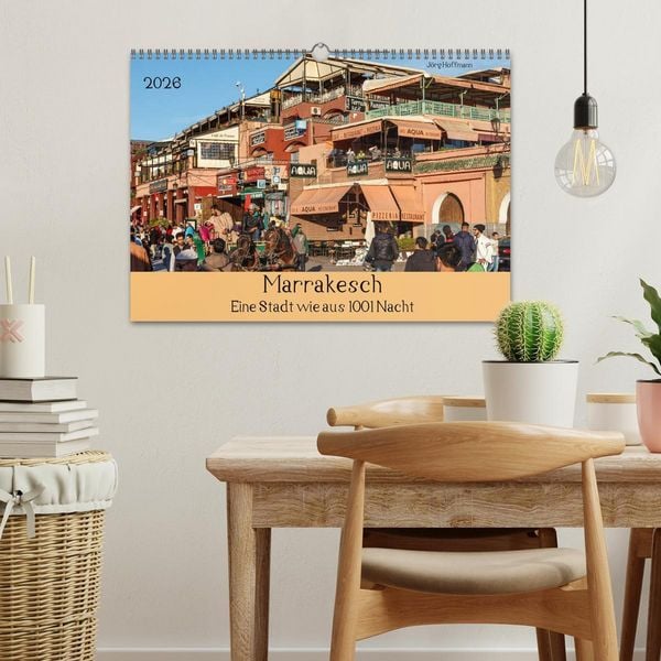 Produktbild: Marrakesch - Eine Stadt wie aus 1001 Nacht (Wandkalender 2026 DIN A3 quer), CALVENDO Monatskalender