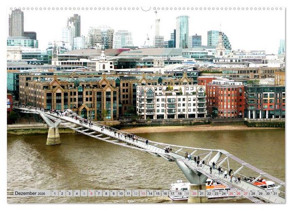Produktbild: London cool - modern + traditionell (hochwertiger Premium Wandkalender 2026 DIN A2 quer), Kunstdruck in Hochglanz