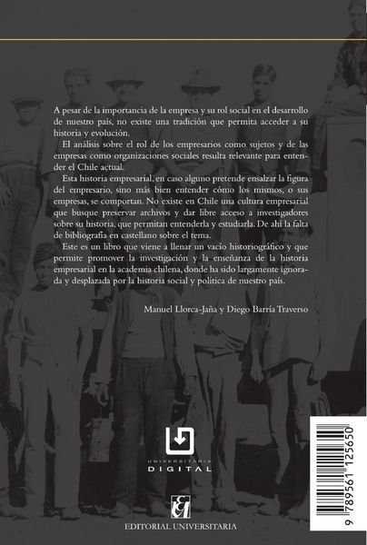 Produktbild: Empresas y empresarios en la historia de Chile