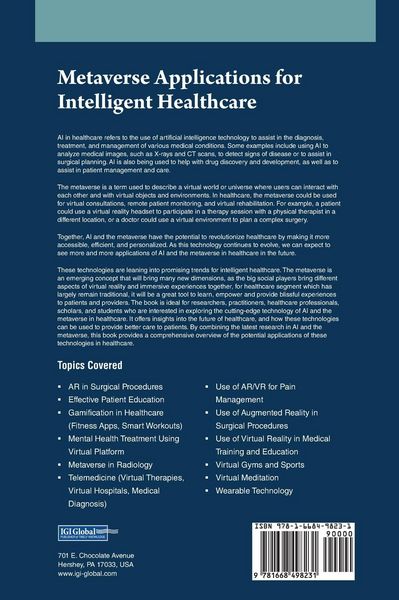 Produktbild: Metaverse Applications for Intelligent Healthcare