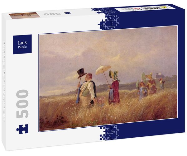 Produktbild: Lais Puzzle Carl Spitzweg - Der Sonntagsspaziergang 500 Teile