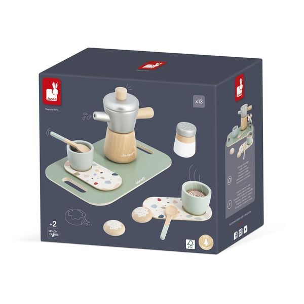 Produktbild: Italienische Kaffeemaschine &ndash; Rollenspielset mit Zubeh&ouml;r