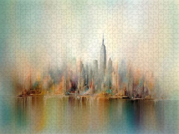 Produktbild: CALVENDO Puzzle Goldene Stadt | 1000 Teile Lege-Gr&ouml;&szlig;e 64x48cm Foto-Puzzle f&uuml;r gl&uuml;ckliche Stunden