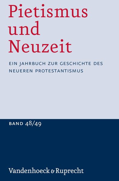 Produktbild: Pietismus und Neuzeit Band 48/49 - 2022/2023