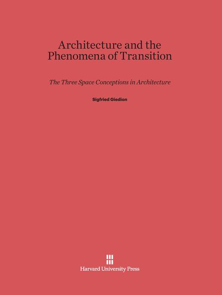 Produktbild: Architecture and the Phenomena of Transition
