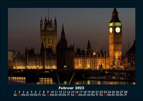 Produktbild: London 2025 Fotokalender DIN A5