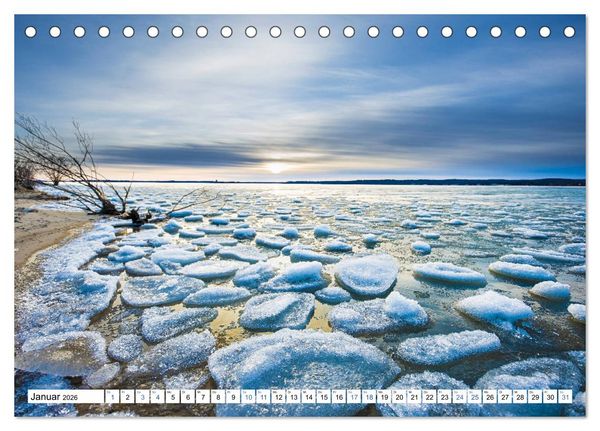 Produktbild: Magische Farbspiele der Natur (Tischkalender 2026 DIN A5 quer), CALVENDO Monatskalender