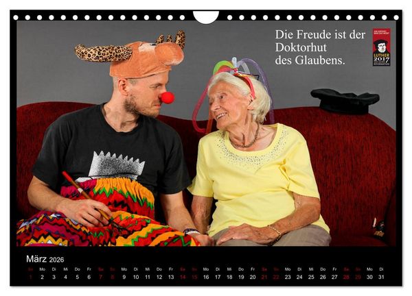 Produktbild: Sch&ouml;nheit im Alter - Worte von Martin Luther in Bildern (Wandkalender 2026 DIN A4 quer), CALVENDO Monatskalender